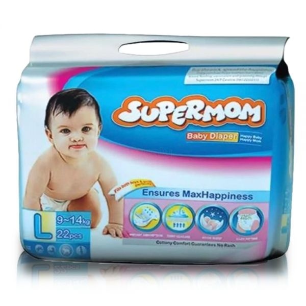 Supermom Baby Diaper- Large (22pcs)