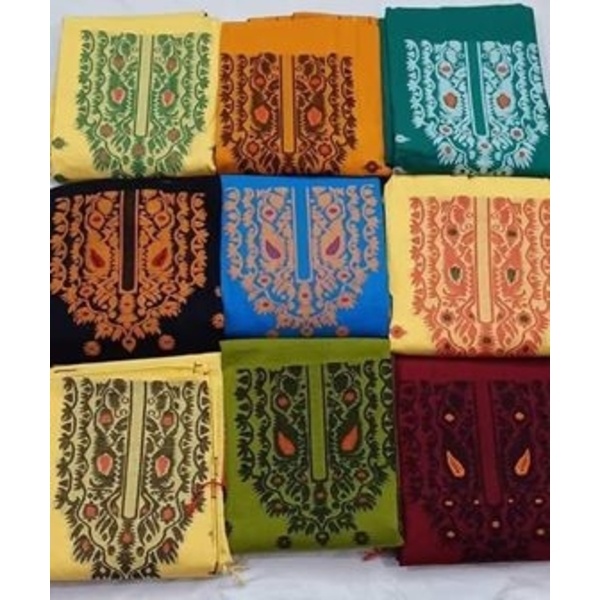 Pure Cotton Long Three Piece