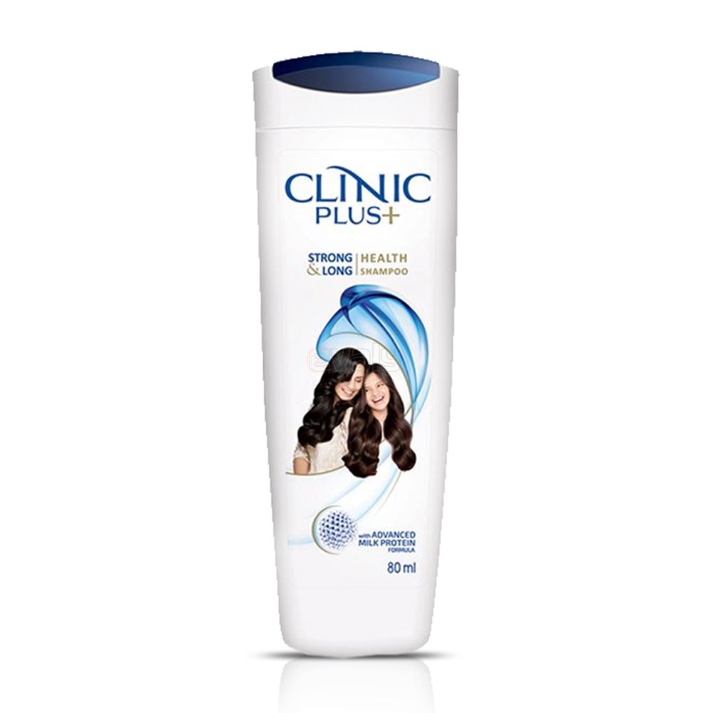 Clinic Plus Shampoo- Strong and Long- Milk Protein- Makes Hair Stronger- Guarantees Less Hair Fall- Per Carton 48 packs- 80ml