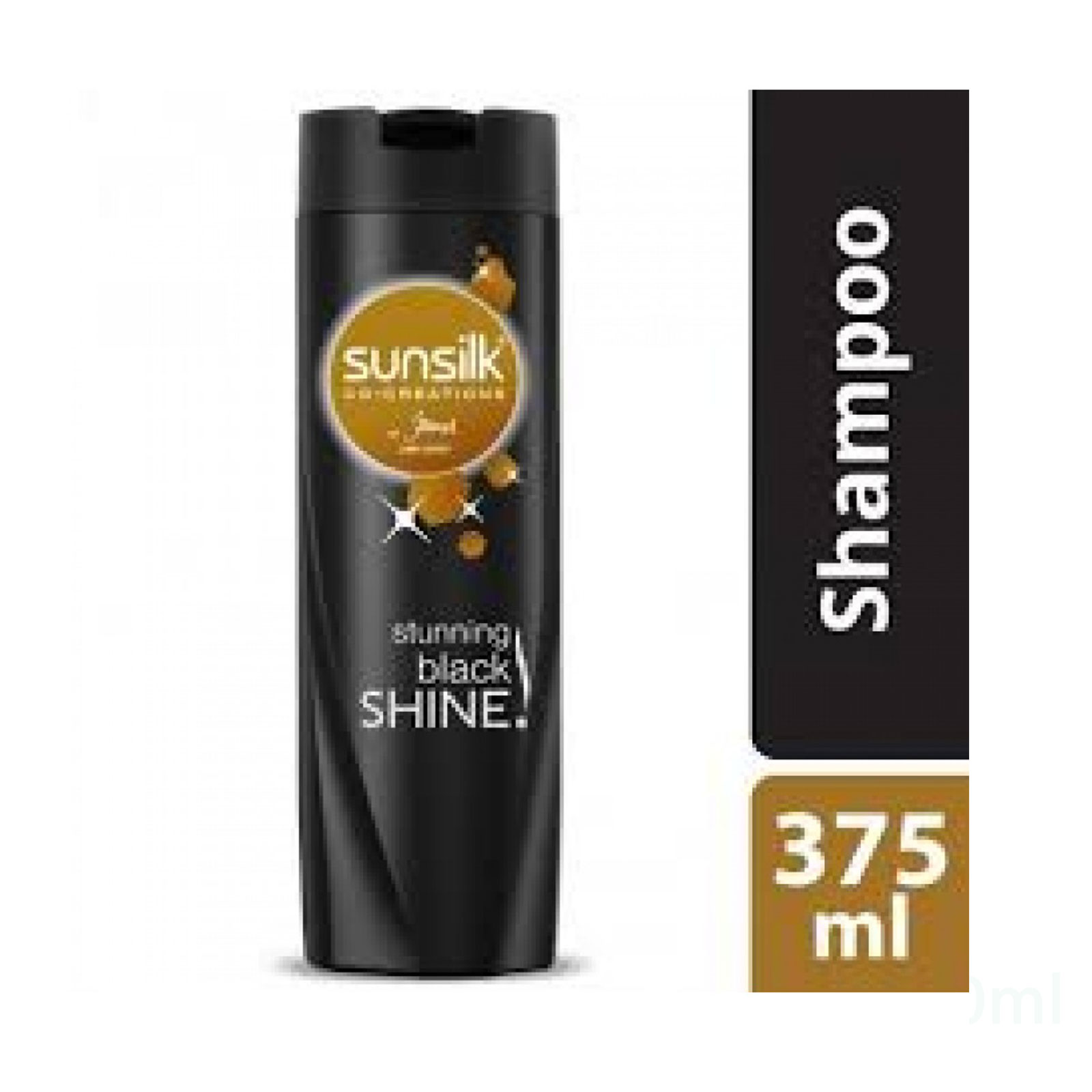 Sunsilk Shampoo Stunning Black Shine- 375ml, Per Carton size 24 Piece