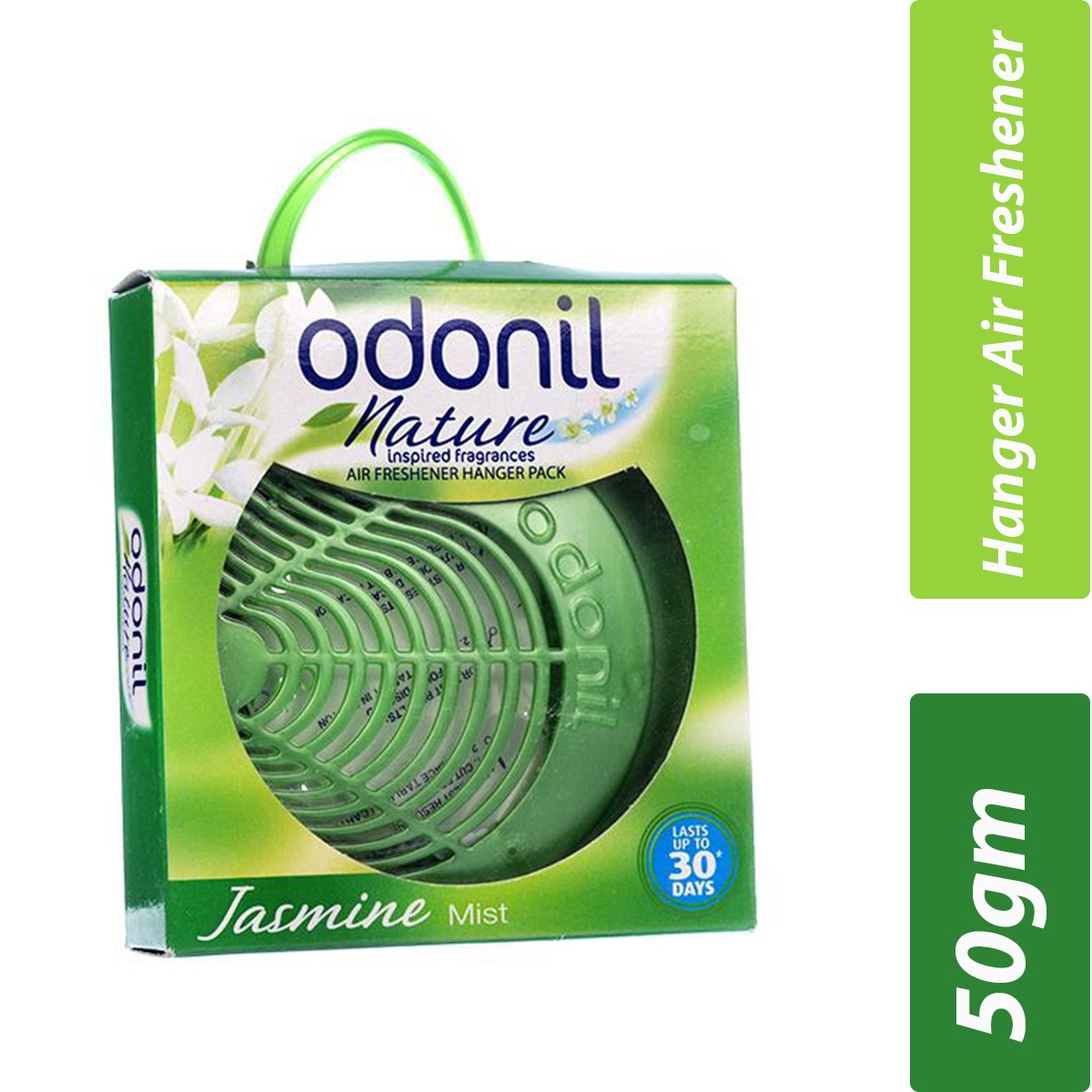 Dabur- Odonil Bathroom Air Freshener Hanger- Jasmine Mist- Per Case 72 Pieces- 50g