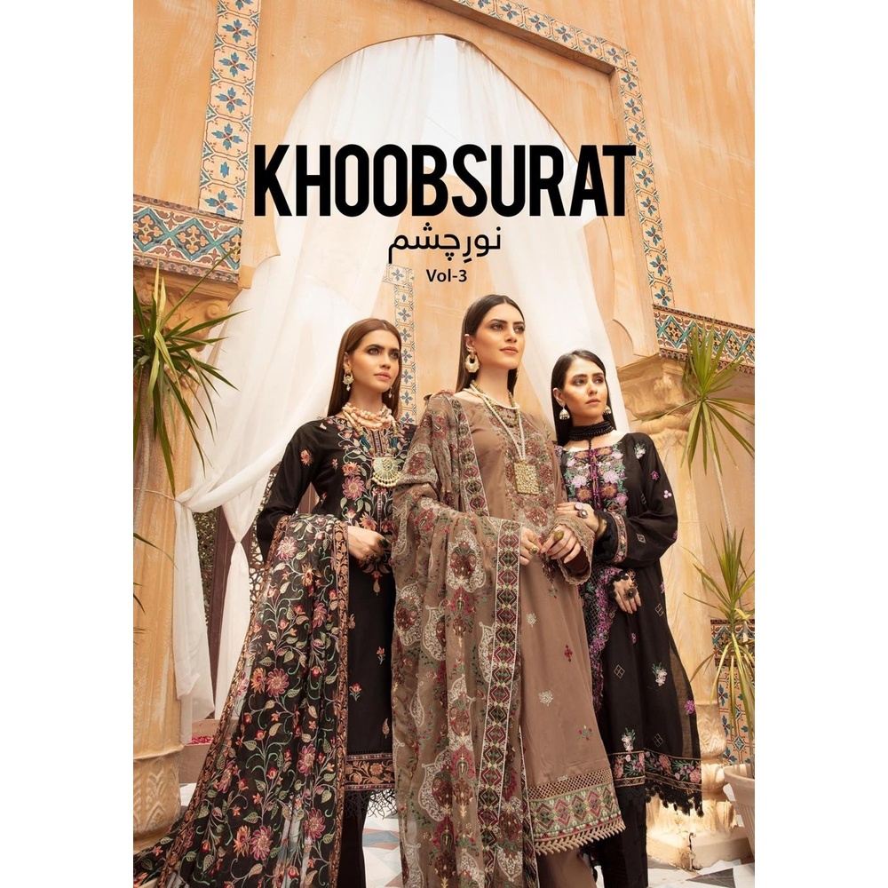 Khoobsurat Noor-e-Chasham Luxury Karandi Collection 2021