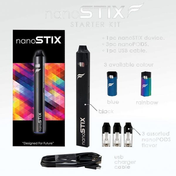 Ultra Blue Nano STIX device Stop smoking swap to NanoSTIX for better lifestyle.
