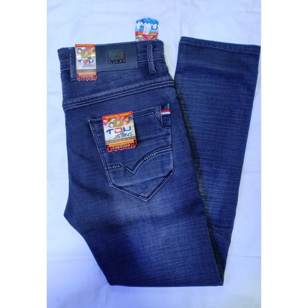 Wholesale mens jeans denim slim fit light Blue biker jeans Pants jeans pant for man cheap price