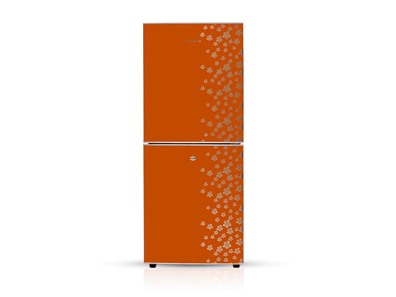 Jamuna Refrigerator JR UES626300 Glossy Shining Orange Flower 263 Ltr.