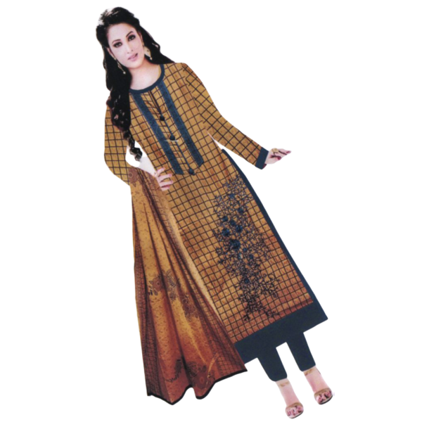 New Boutique Salwar Kameez Coffee Color with Embroidery work