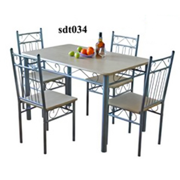 Modern High-Quality Steel Dining Table Model (034)