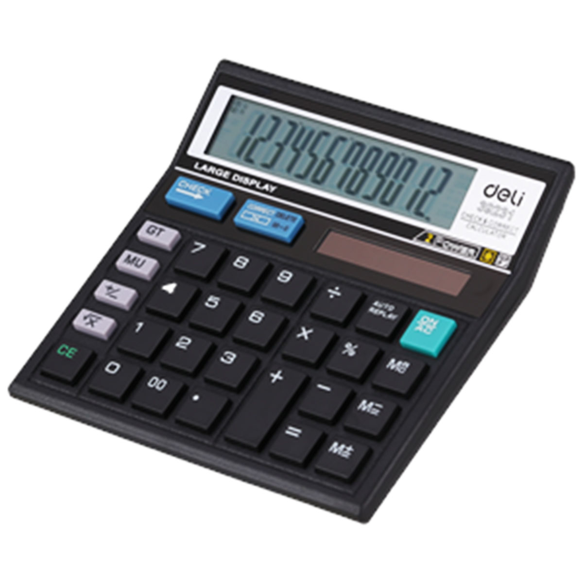 Deli Desktop Calculator(Black) - E39231