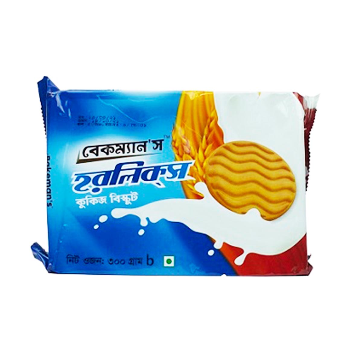 Bakeman's Horlicks Cookies family Pack - 300gm (Per Carton - 6 Piece)
