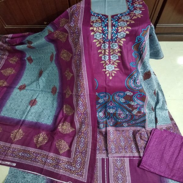 Best Quality Deshi Loan Cotton Three Piece